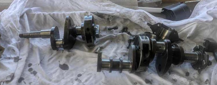 Wolseley Hornet Special Broken Crankshaft